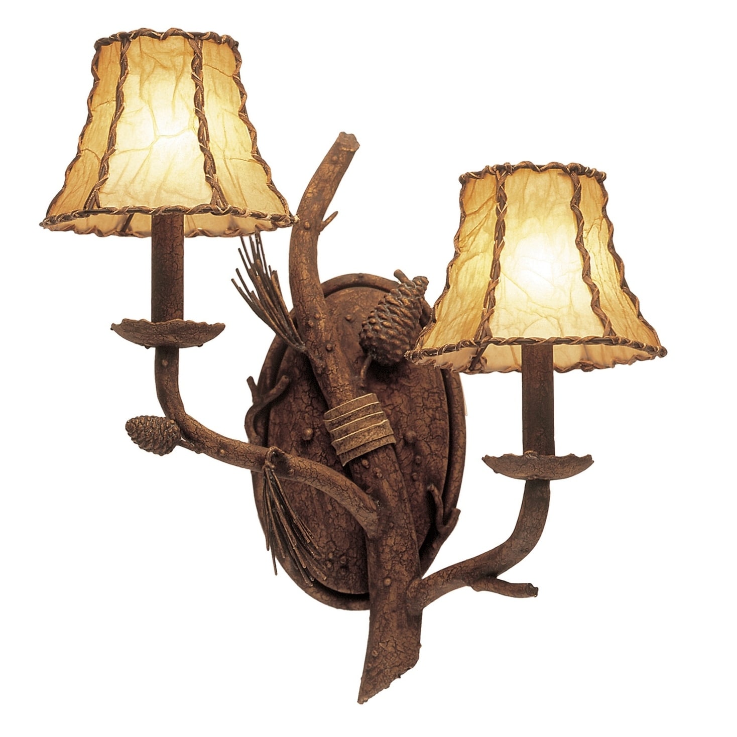 Ponderosa 2 Light  Wall Bracket - Chandeliers For Bedrooms by Overstock.com