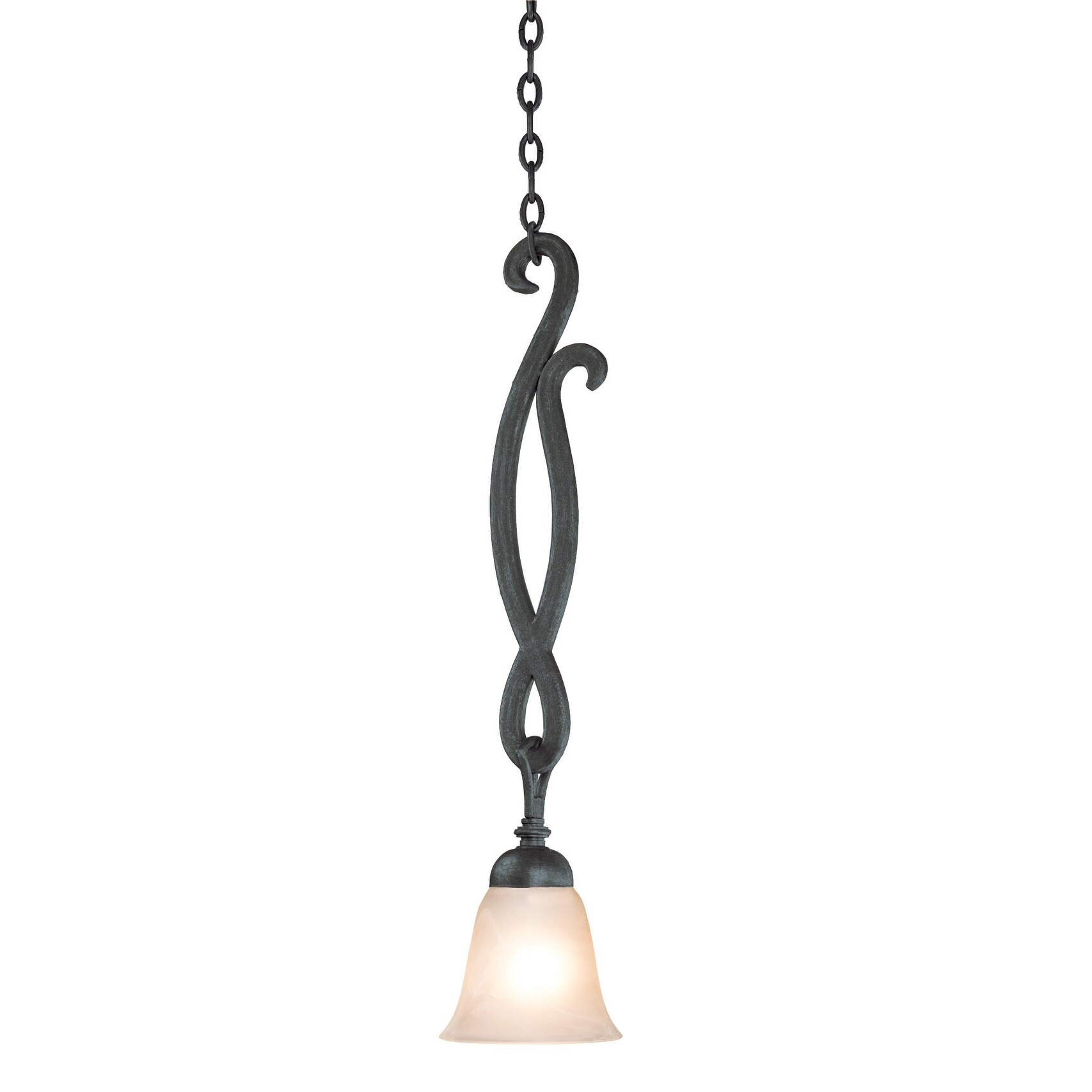 Santa Barbara 1 Light Mini Pendant - Chandeliers For Bedrooms by Overstock.com