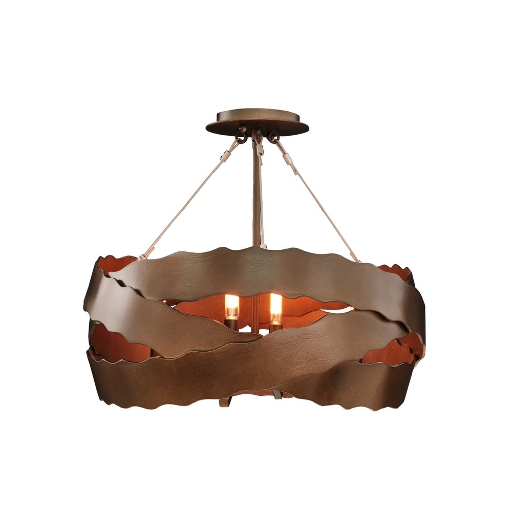 Fulton 5 Light Semi Flush Mount - Chandeliers For Bedrooms by Overstock.com
