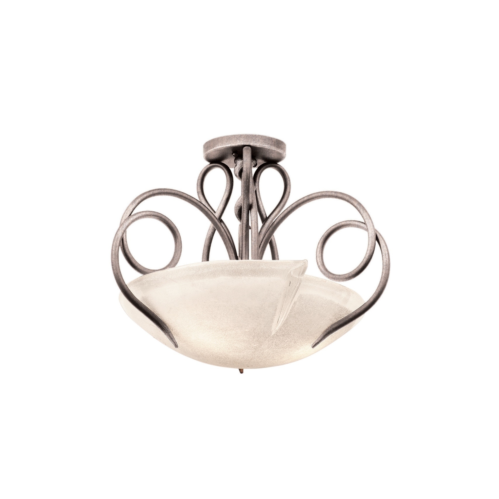 Tribecca 3 Light Semi Flush Mount - Chandeliers For Bedrooms by Overstock.com