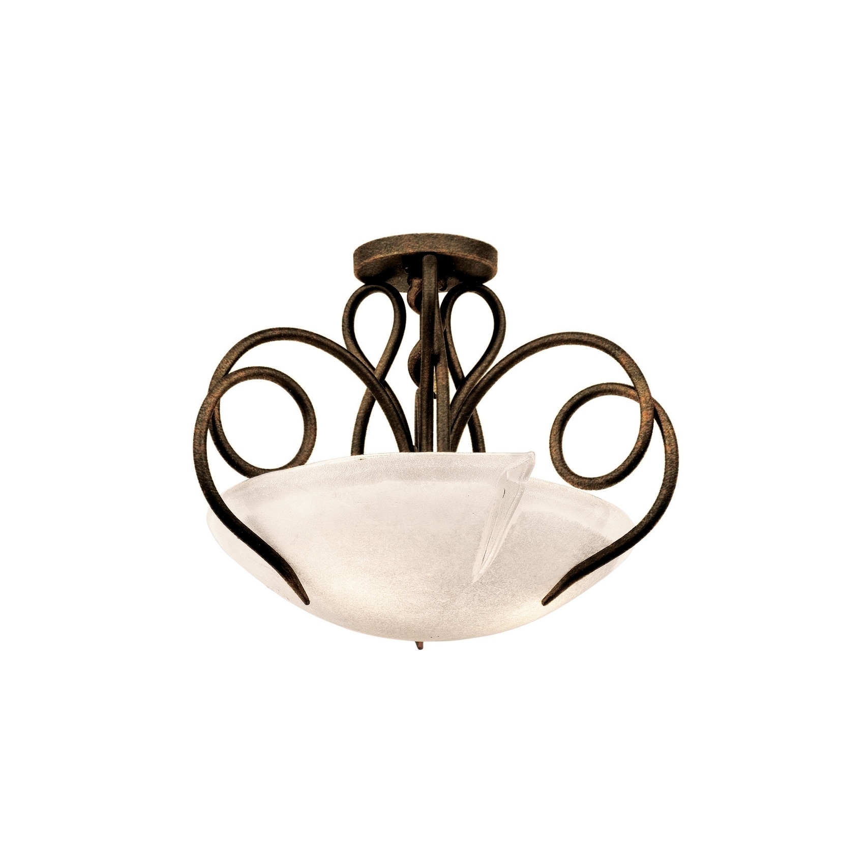 Tribecca 3 Light Semi Flush Mount - Chandeliers For Bedrooms by Overstock.com