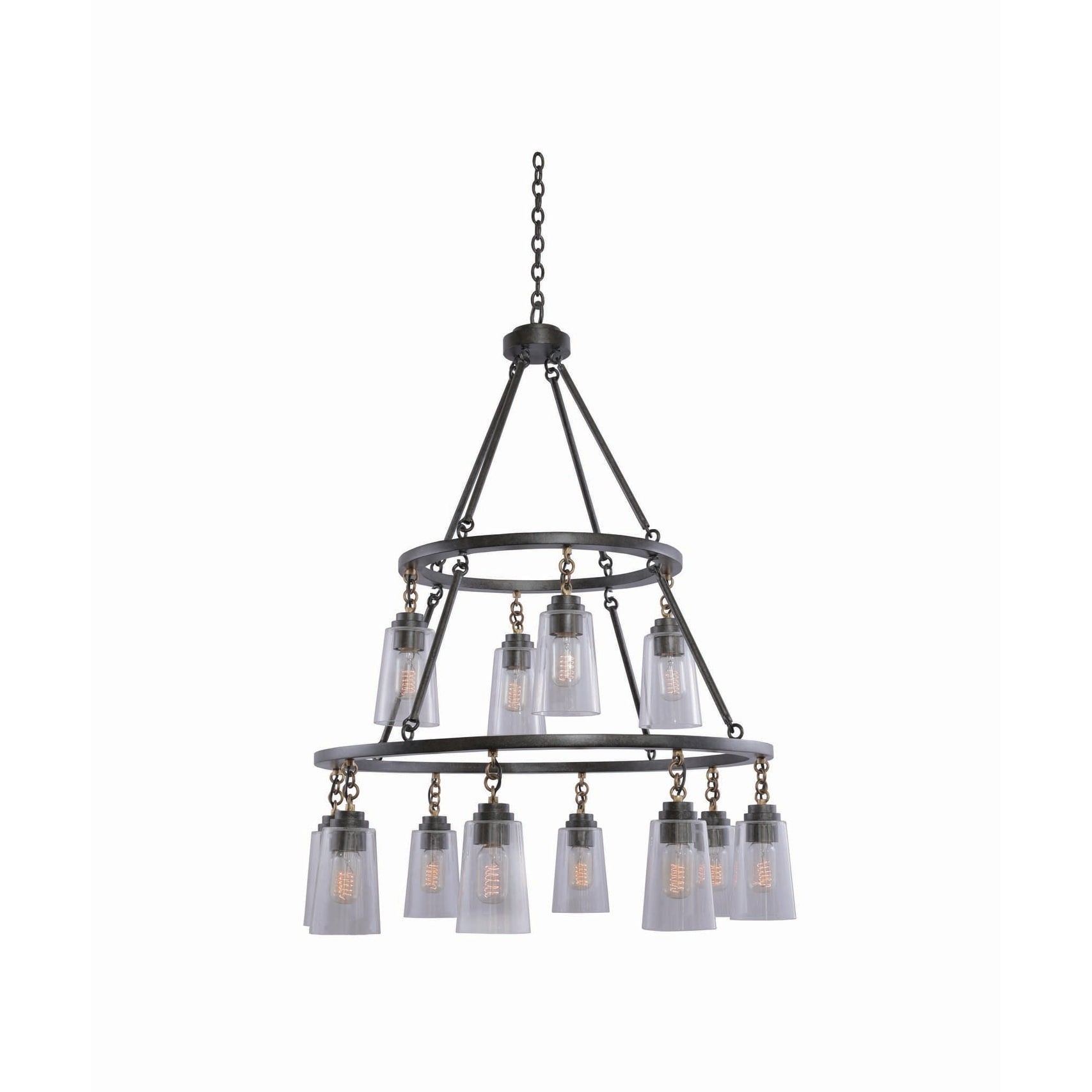 Dillon (8+4) Light 2 Tier Pendant - Chandeliers For Bedrooms by Overstock.com