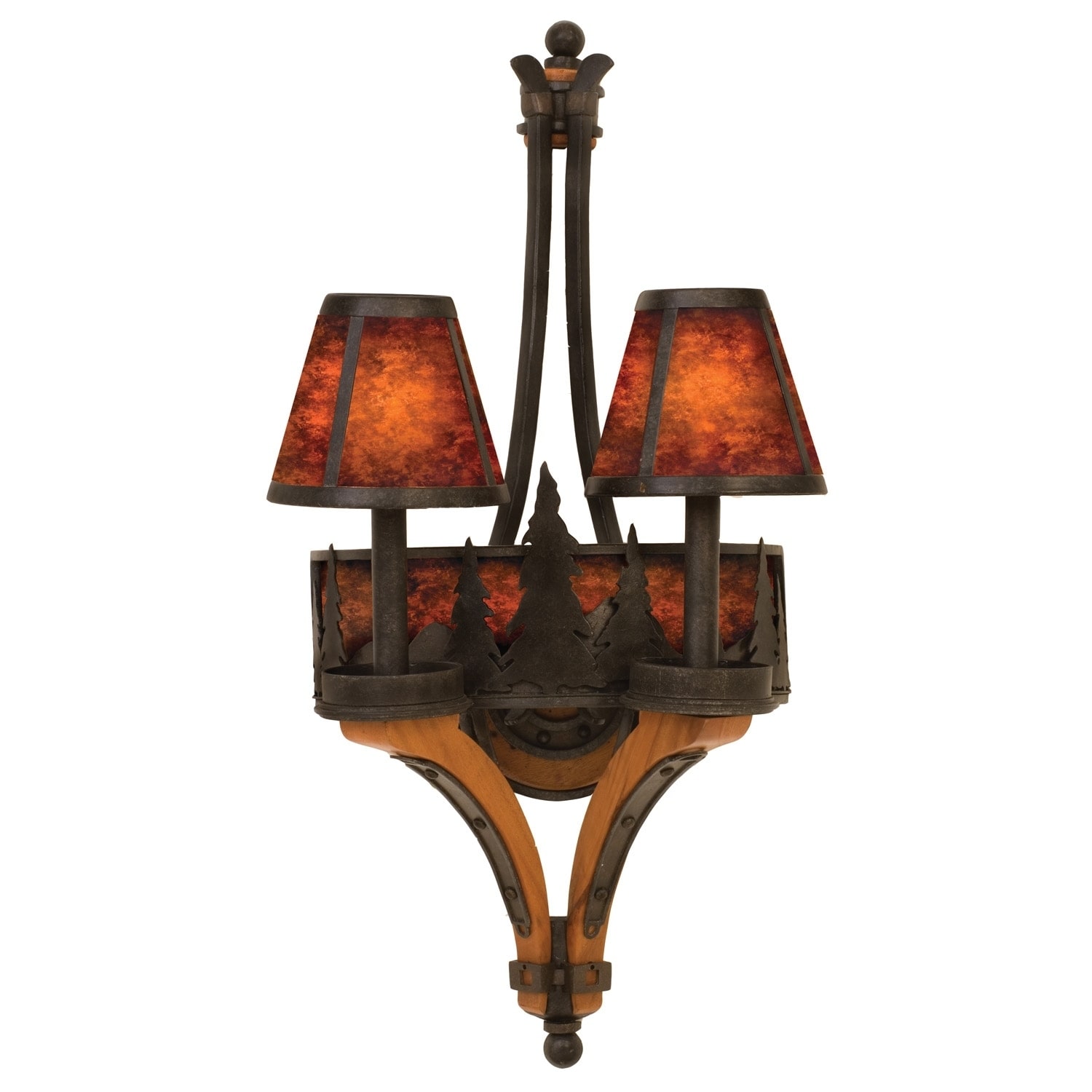 Aspen 2 Light Wall Bracket - Chandeliers For Bedrooms by Overstock.com