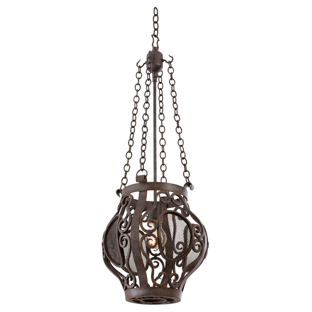 Isabel 1 Light Mini Penant - Chandeliers For Bedrooms by Overstock.com