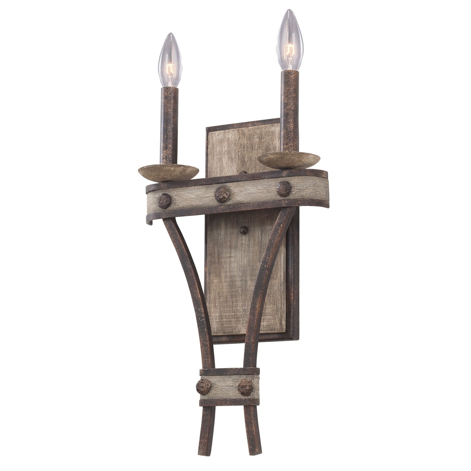 Coronado 2 Light Wall Bracket - Chandeliers For Bedrooms by Overstock.com