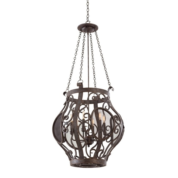 Isabel 6 Light Pendant - Chandeliers For Bedrooms by Overstock.com