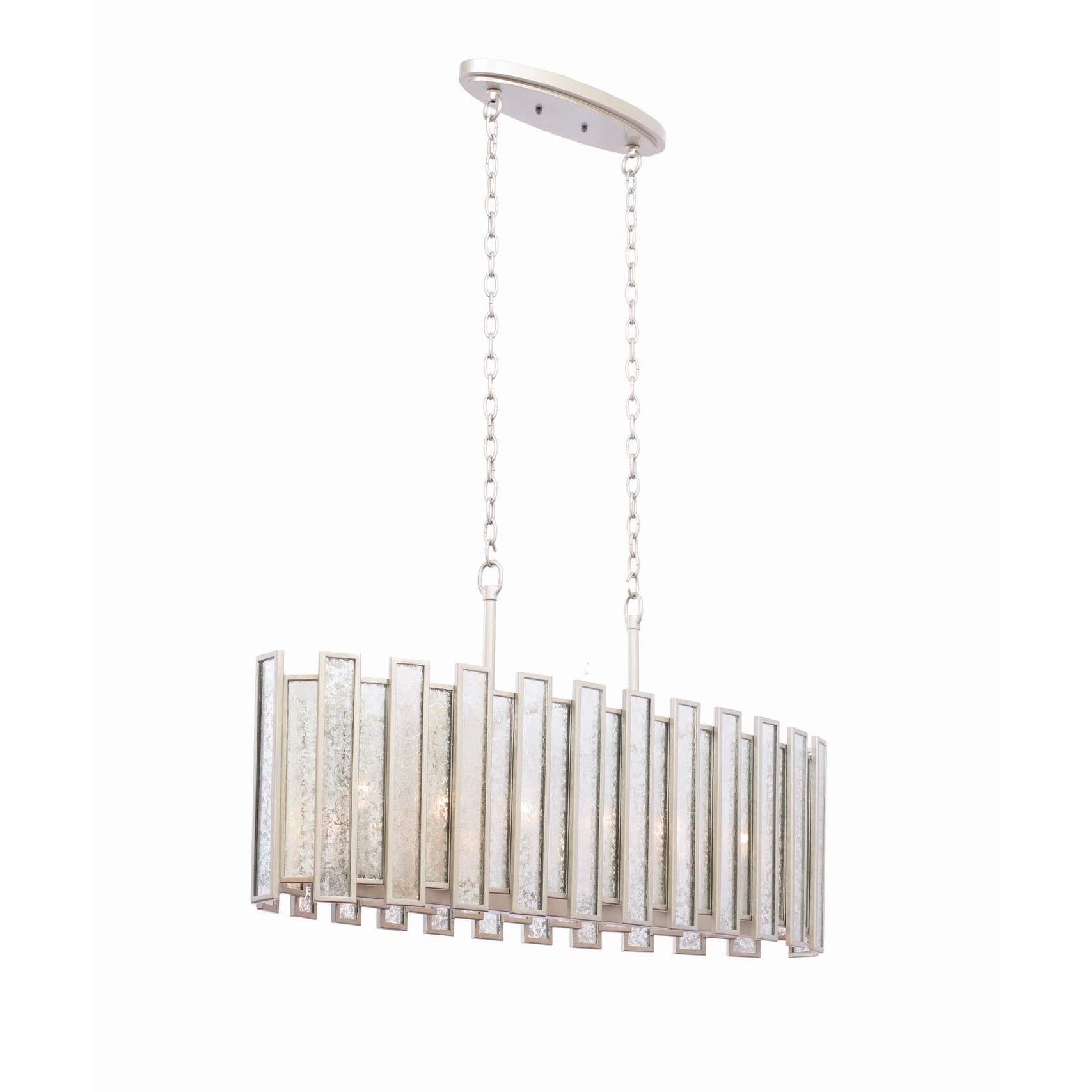 Palisade 6 Light Oval Island - Chandeliers For Bedrooms by Overstock.com