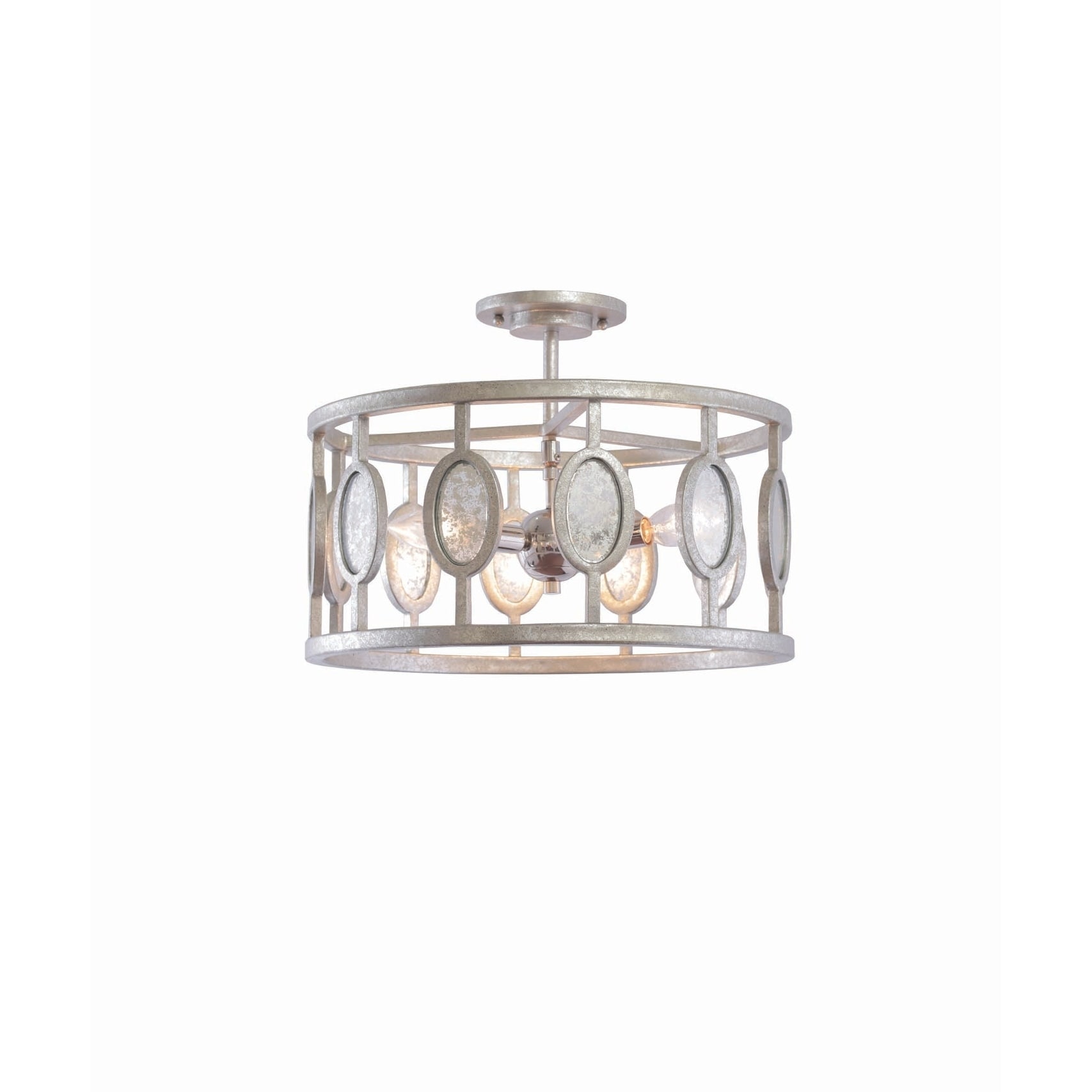Palomar 3 Light Semi Flush Mount - Chandeliers For Bedrooms by Overstock.com