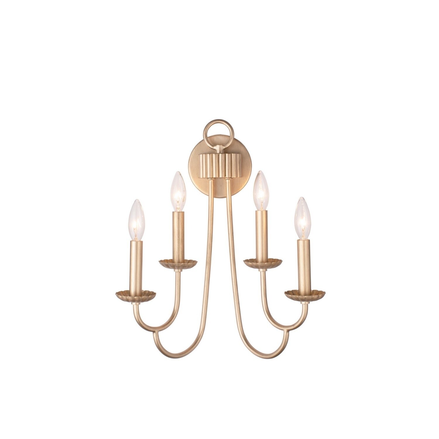 Kiera 4 Light Wall Sconce - Chandeliers For Bedrooms by Overstock.com