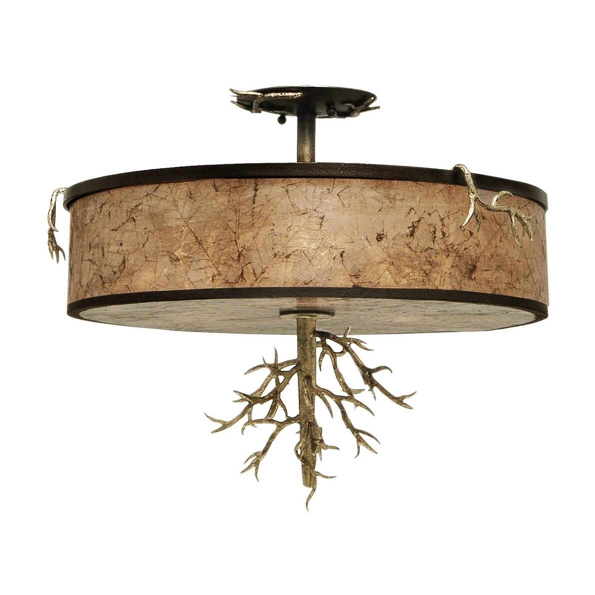 Oakham 19 Inch Semi Flush Mount - Chandeliers For Bedrooms by Overstock.com