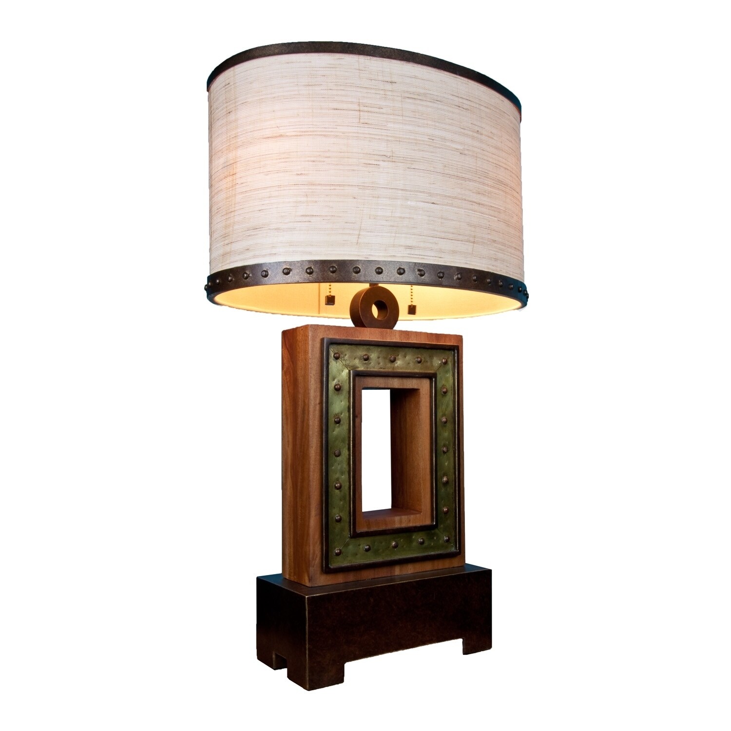 Aspen 2 Light Square Table Lamp - Chandeliers For Bedrooms by Overstock.com