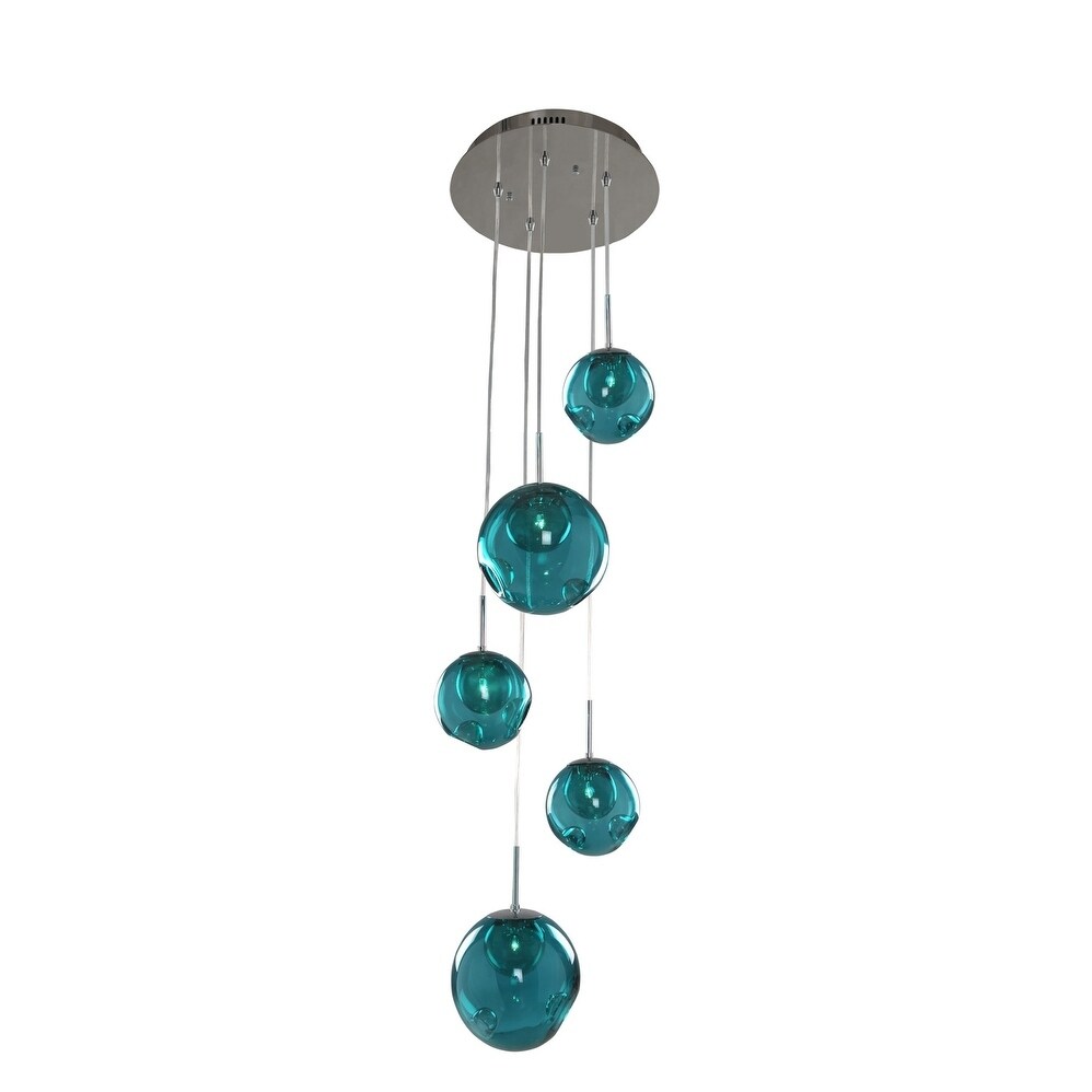 Meteor 5 Light Pendant - Chandeliers For Bedrooms by Overstock.com