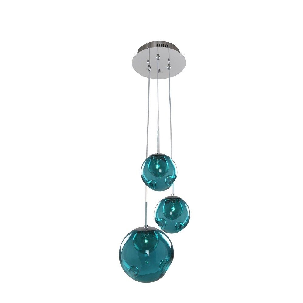 Meteor 3 Light Pendant - Chandeliers For Bedrooms by Overstock.com
