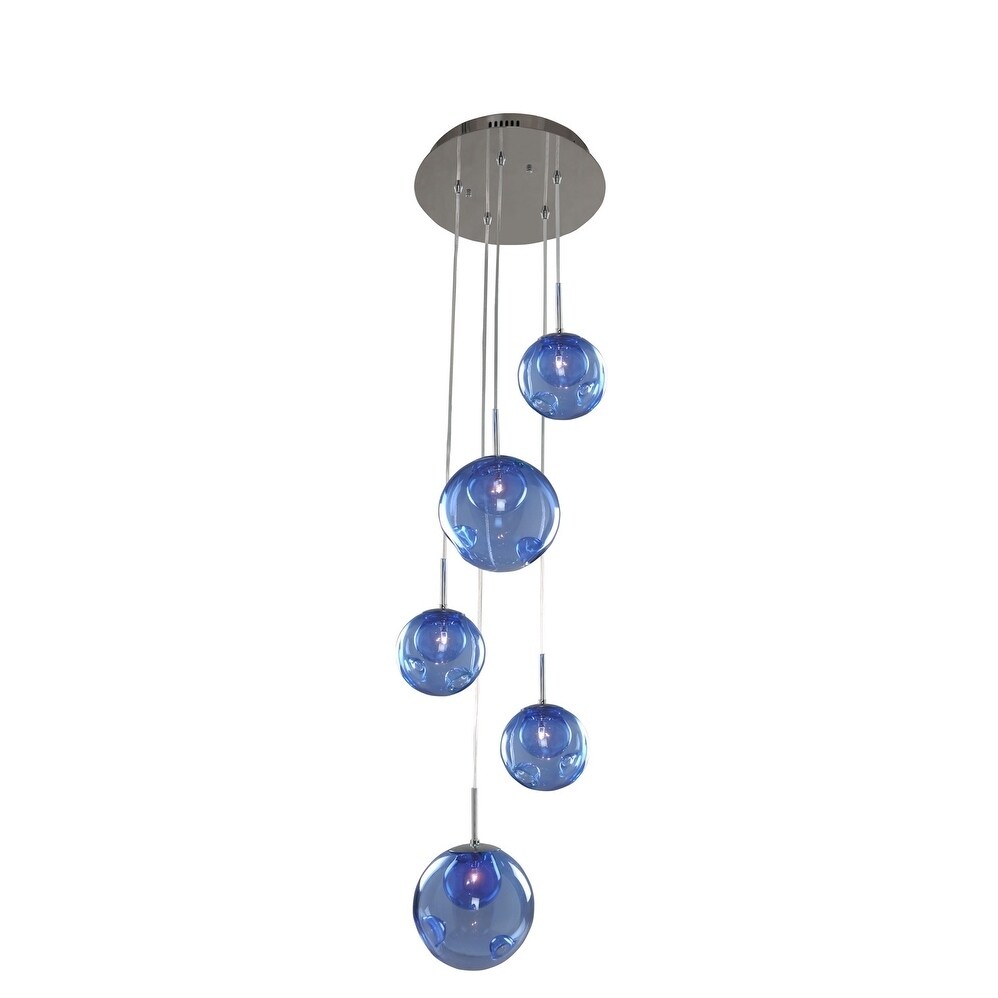 Meteor 5 Light Pendant - Chandeliers For Bedrooms by Overstock.com