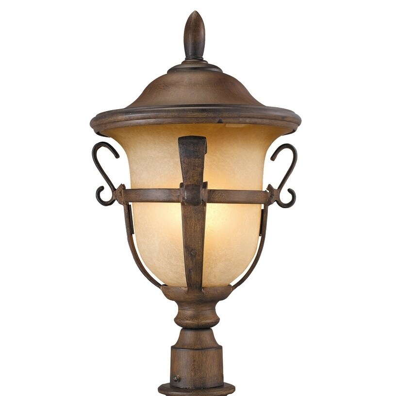 Tudor Outdoor 4 Light Large Post - Pier Mount - Chandeliers For Bedrooms by Overstock.com