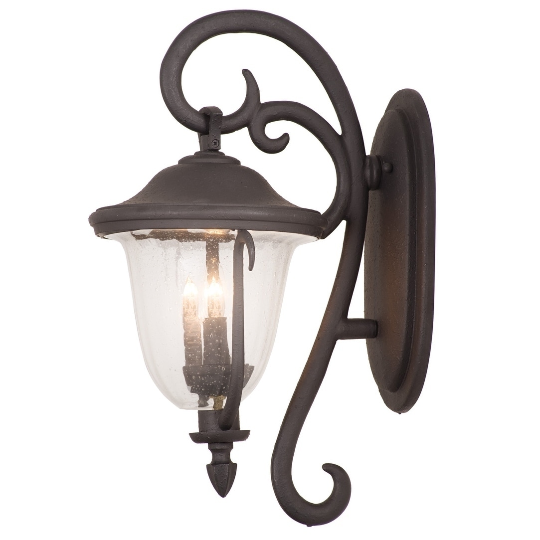 Santa Barbara Outdoor 2 Light Small Wall Bracket - Chandeliers For Bedrooms by Overstock.com