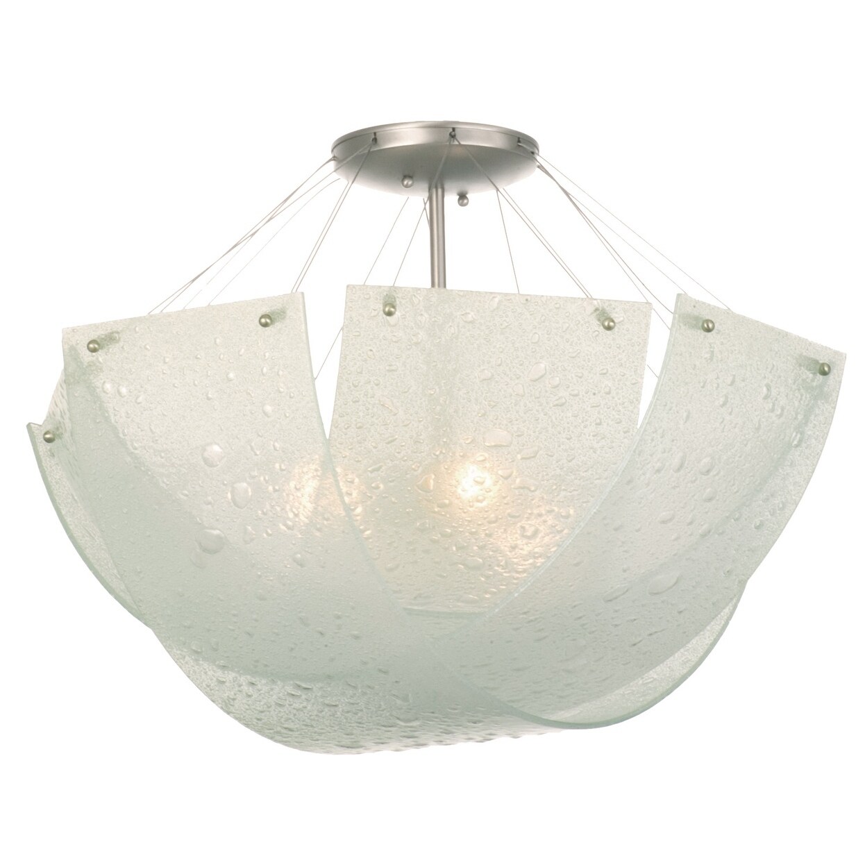 Cirrus 24 Inch Semi Flush Mount - Chandeliers For Bedrooms by Overstock.com