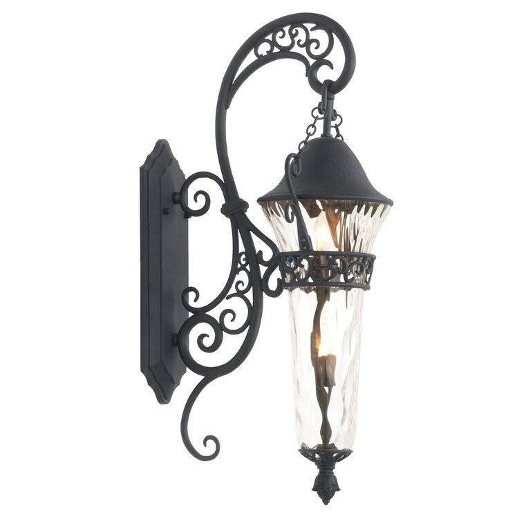 Anastasia Outdoor 2 Light Medium Wall Bracket - Chandeliers For Bedrooms by Overstock.com