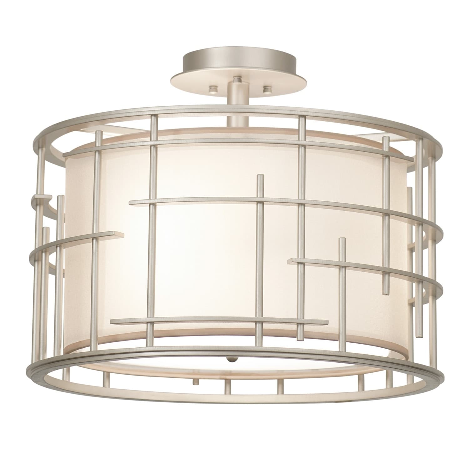 Atelier 14 Inch Semi Flush Mount - Chandeliers For Bedrooms by Overstock.com