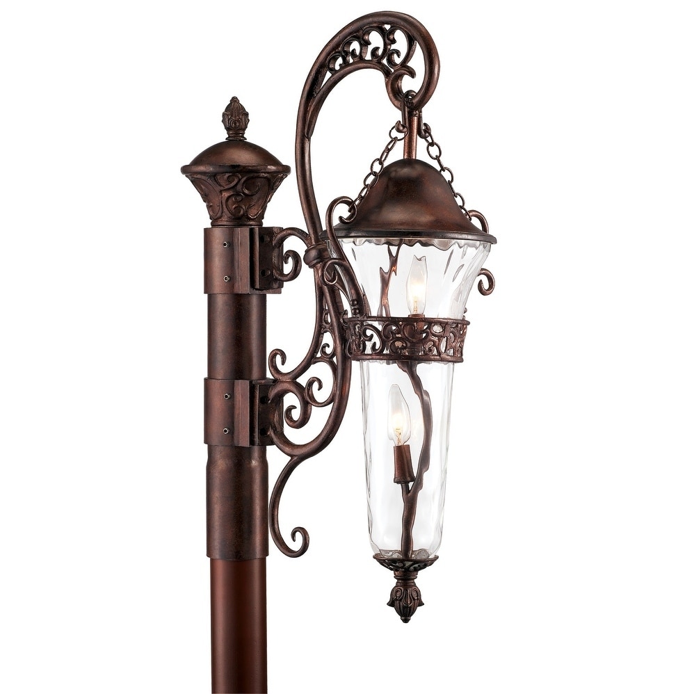 Anastasia Outdoor 2 Light Large Post Mount - Chandeliers For Bedrooms by Overstock.com