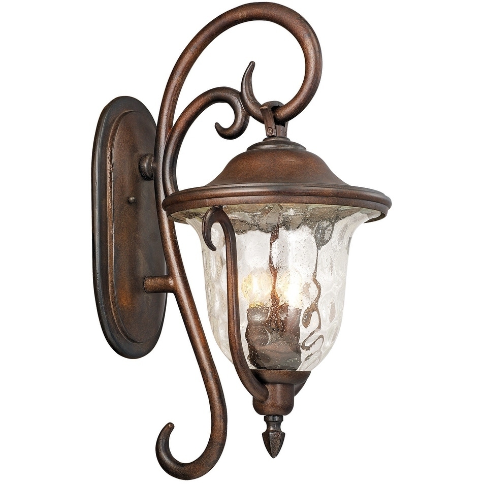 Santa Barbara Outdoor 3 Light Medium Wall Bracket - Chandeliers For Bedrooms by Overstock.com
