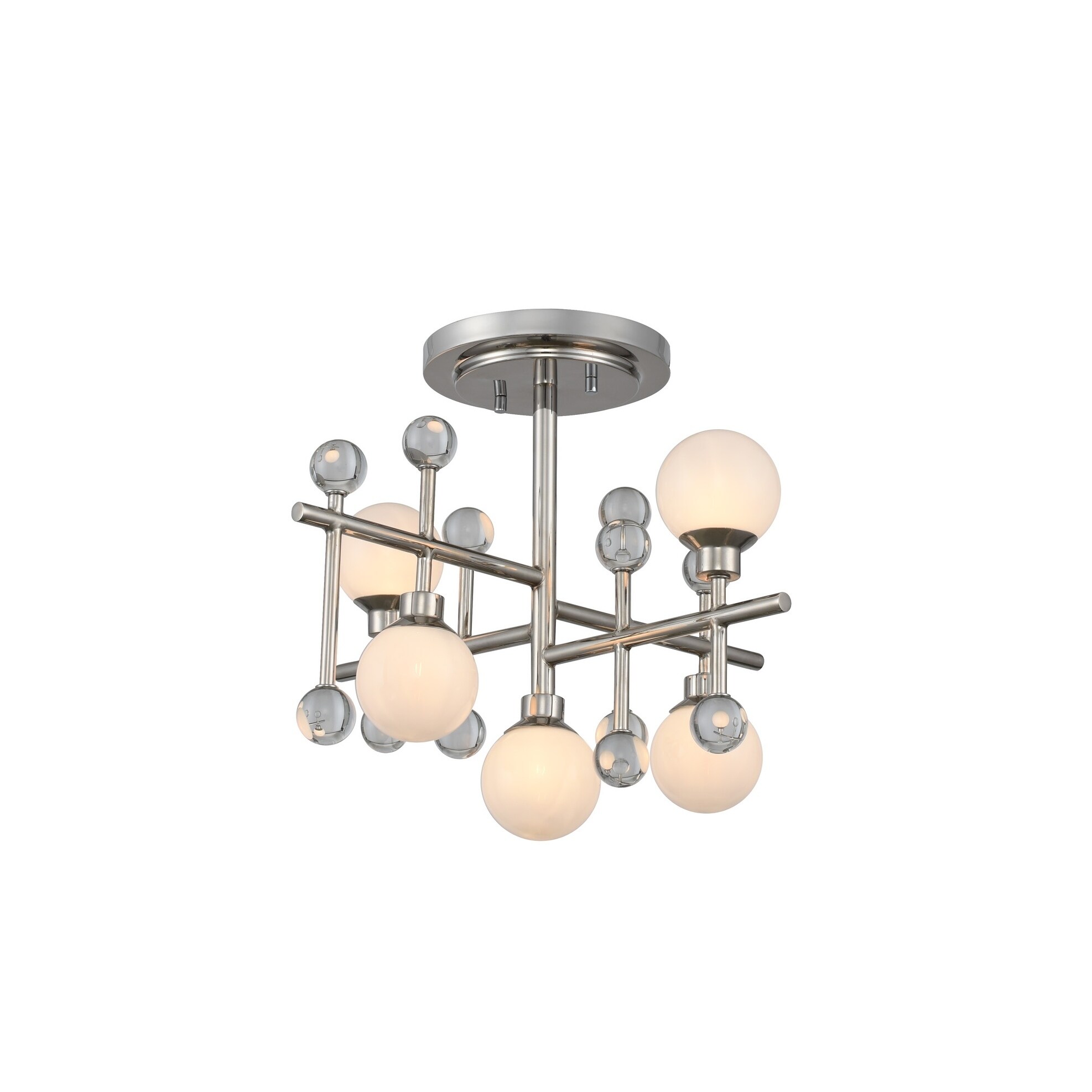 Mercer 5 Light Semi Flush - Chandeliers For Bedrooms by Overstock.com