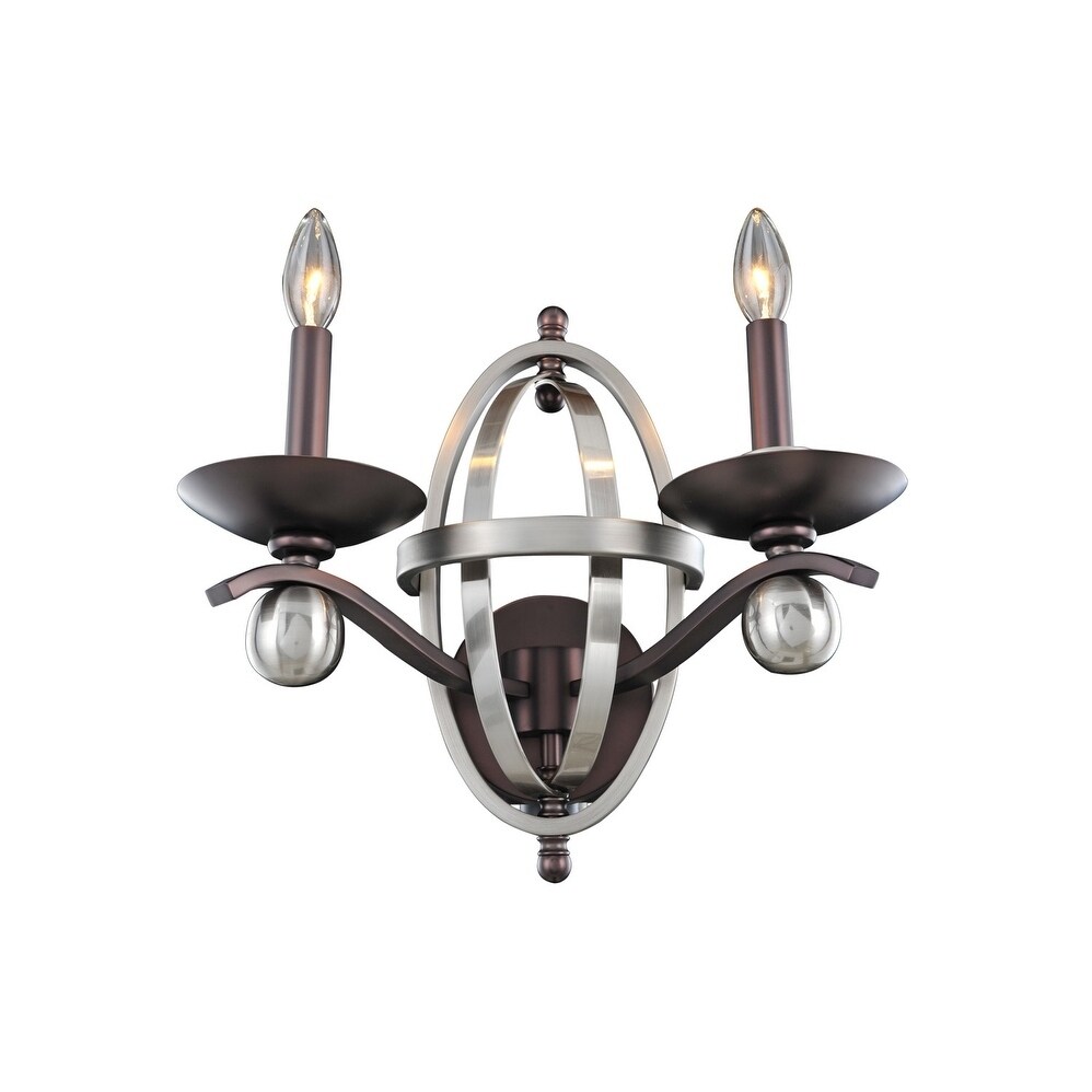 Rothwell 2 Light Wall Sconce - Chandeliers For Bedrooms by Overstock.com