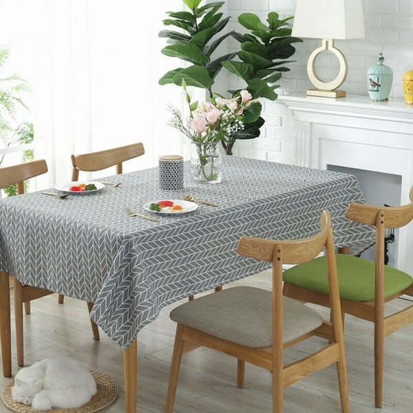 grey tablecloths for sale