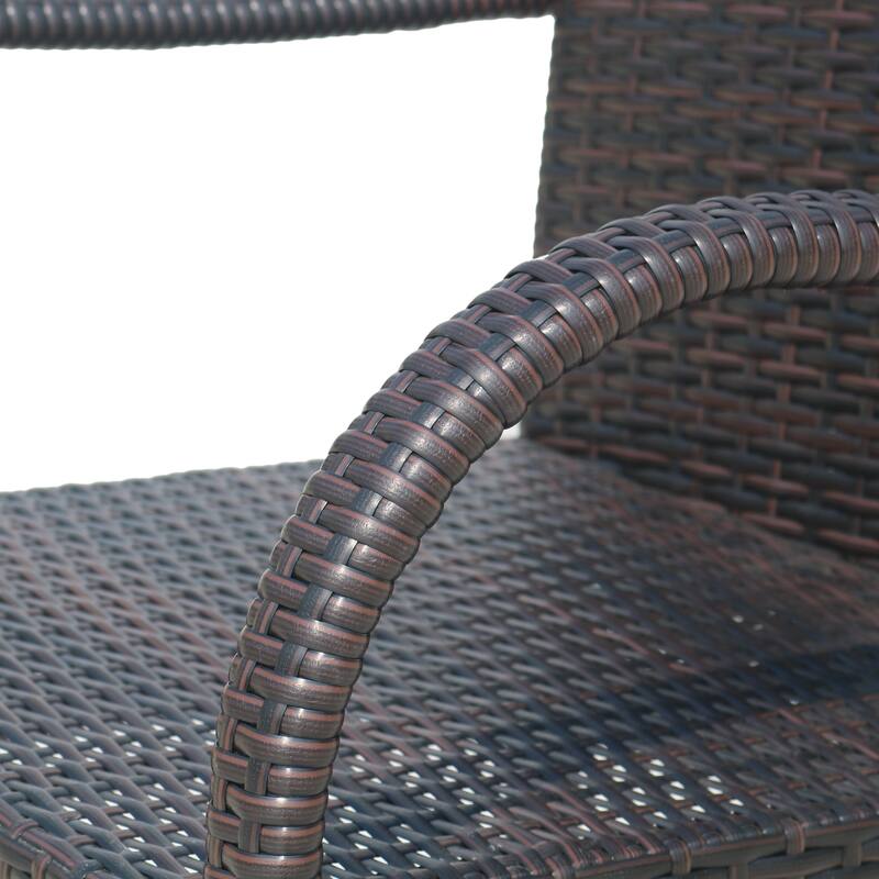 Cascada Outdoor Wicker Barstool Chair (Set of 2) by Christopher Knight Home