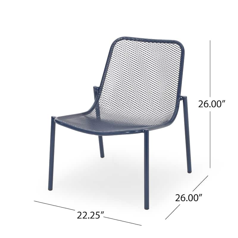Bucknell Outdoor Modern 2 Seater Chat Set by Christopher Knight Home