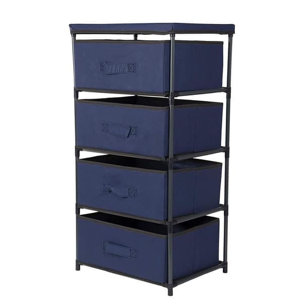 Bin Storage Cabinet With 4 Drawers