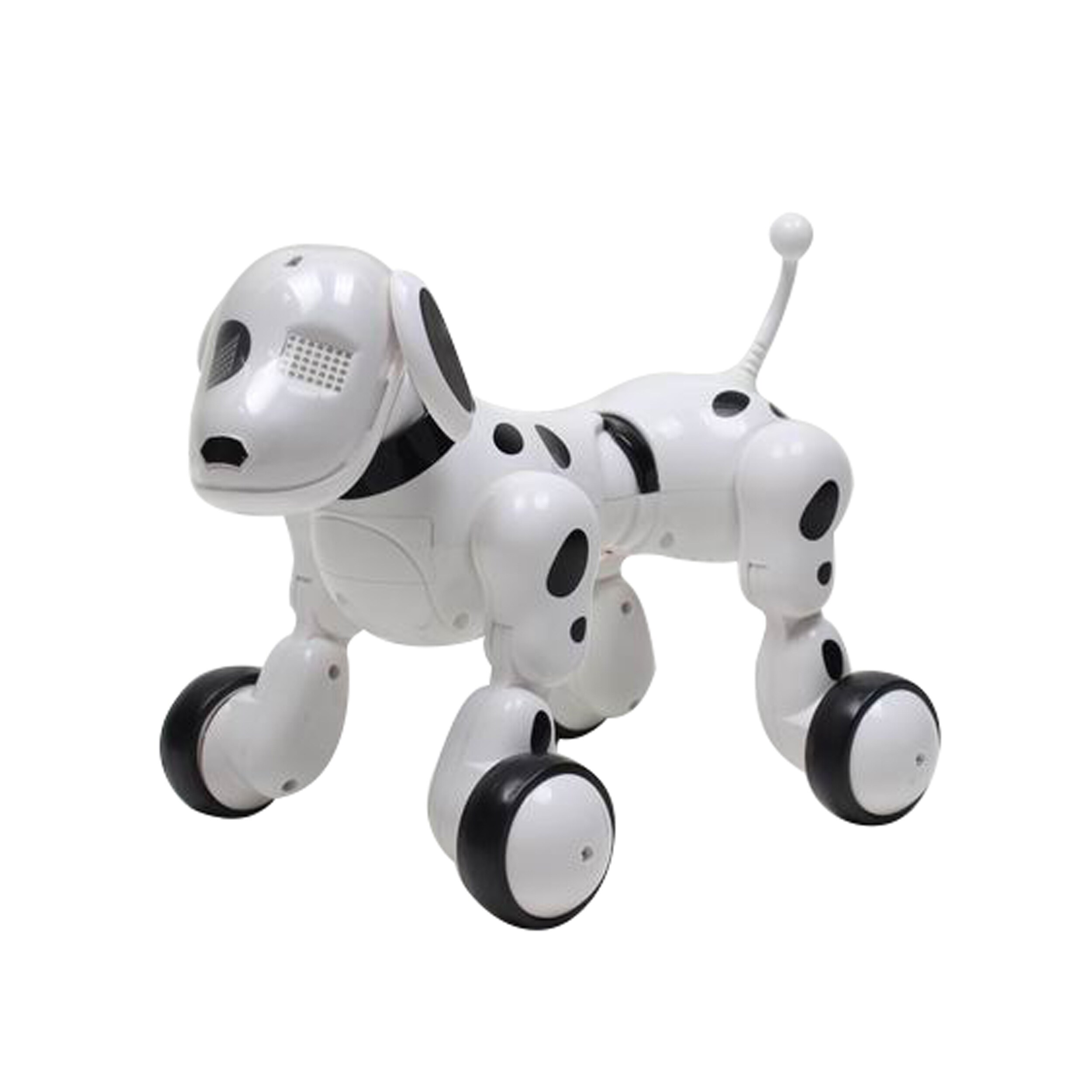 white robot dog