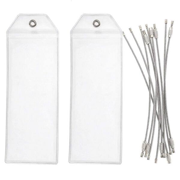 Shop Juvale 10 Pack Clear Cruise Ship Luggage Tag Holders 2 5 X