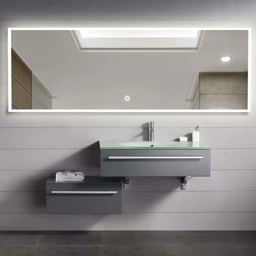 Full Length Led Dimmable Wall Bathroom Vanity Mirror With Full Length Led Dimmable Wall