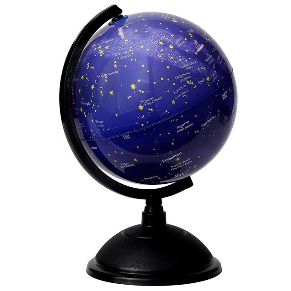 Juvale Mini Star Constellations Astronomy Globe, Dark Purple and Black, 8 Inches