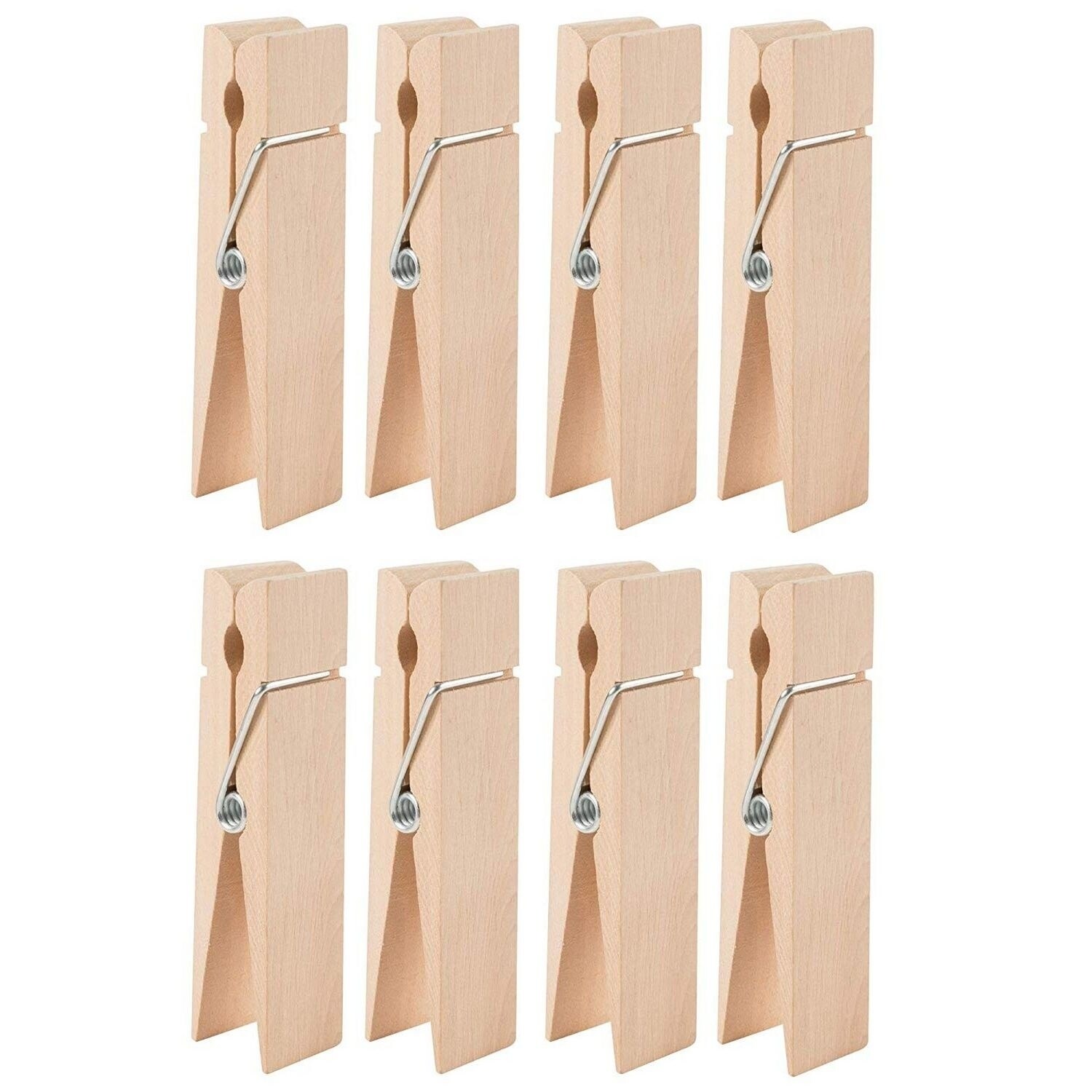 Whitmor Spring Hardwood Clothespins (100-Pack) - Baller Hardware