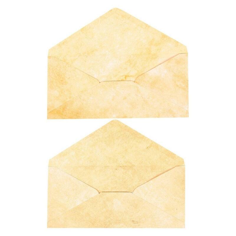 Paper Junkie 48 Pack Vintage Style Stationery Paper and Envelopes Set (8.5 x 11 Inches)