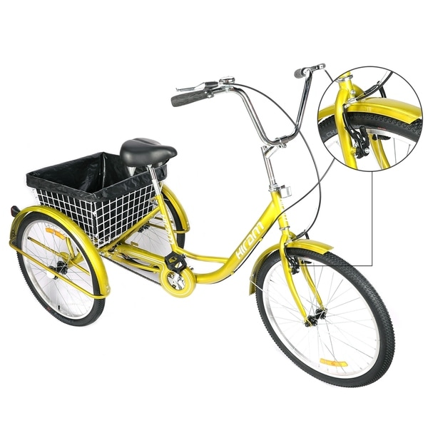 adult tricycle with basket
