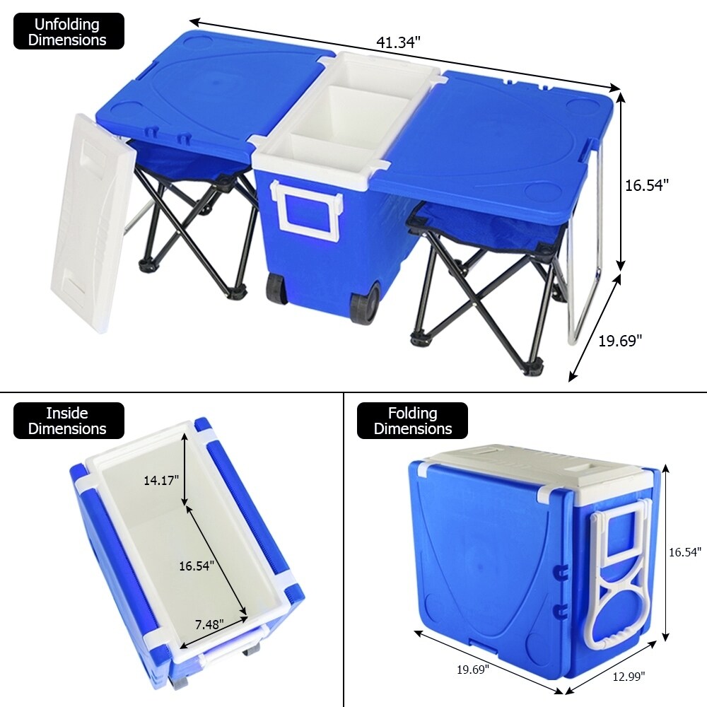 multi function rolling cooler