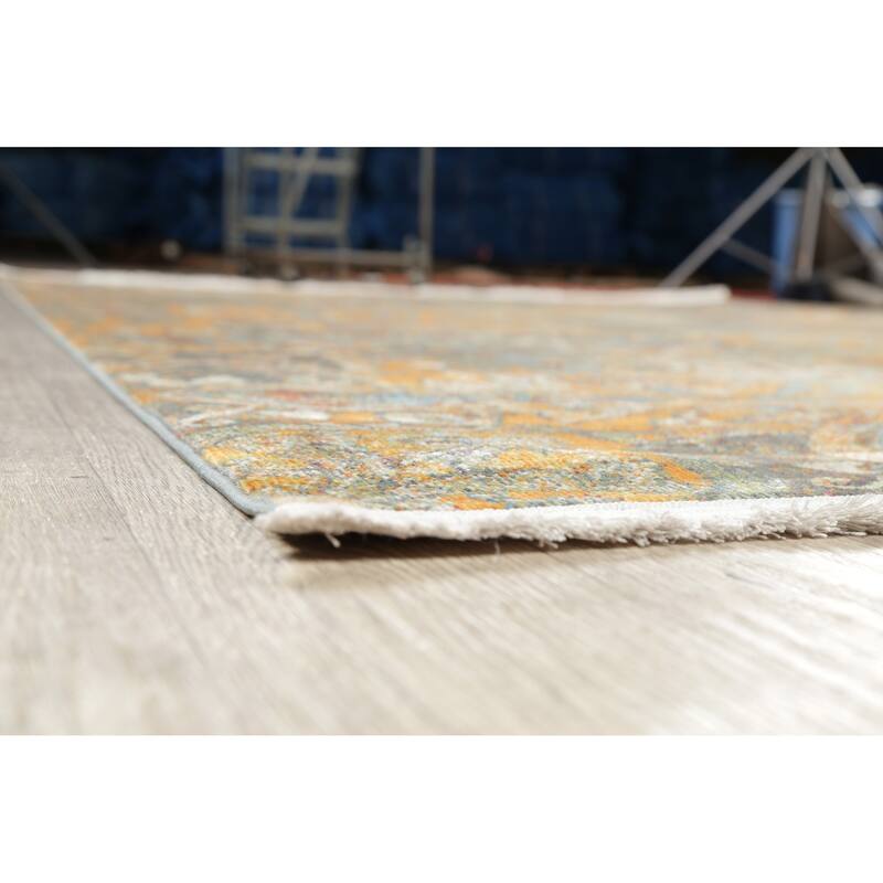 Art & Craft Distressed Geometric Turkish Area Rugs Living Room