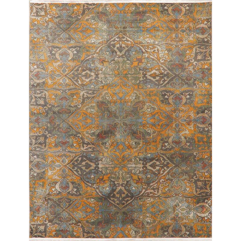 Art & Craft Distressed Geometric Turkish Area Rugs Living Room