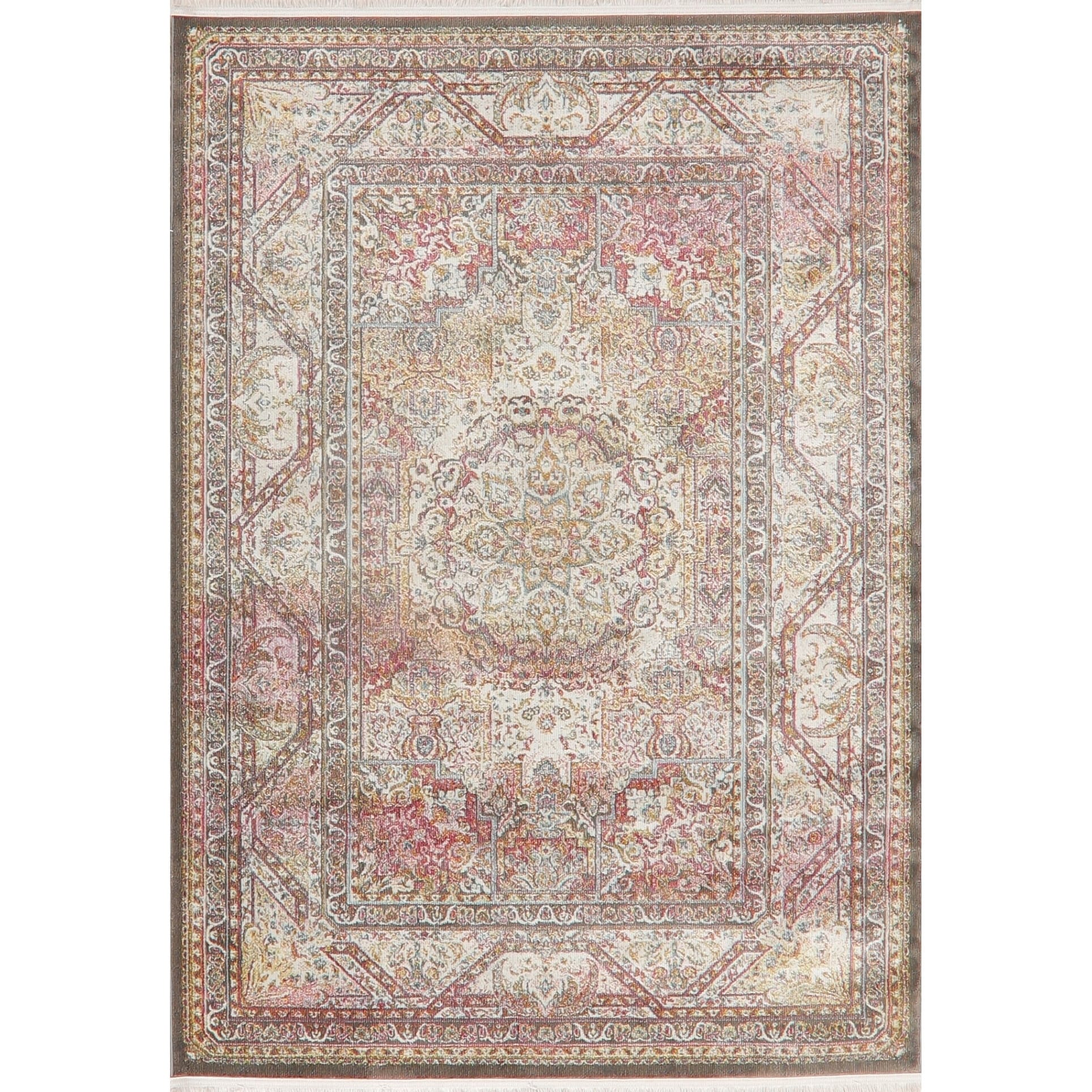 Traditional Geometric Distressed Oriental Turkish Area Rug Distressed Oriental Turkish Area Rug