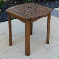 International Caravan Highland Sun Burst Outdoor Side Table