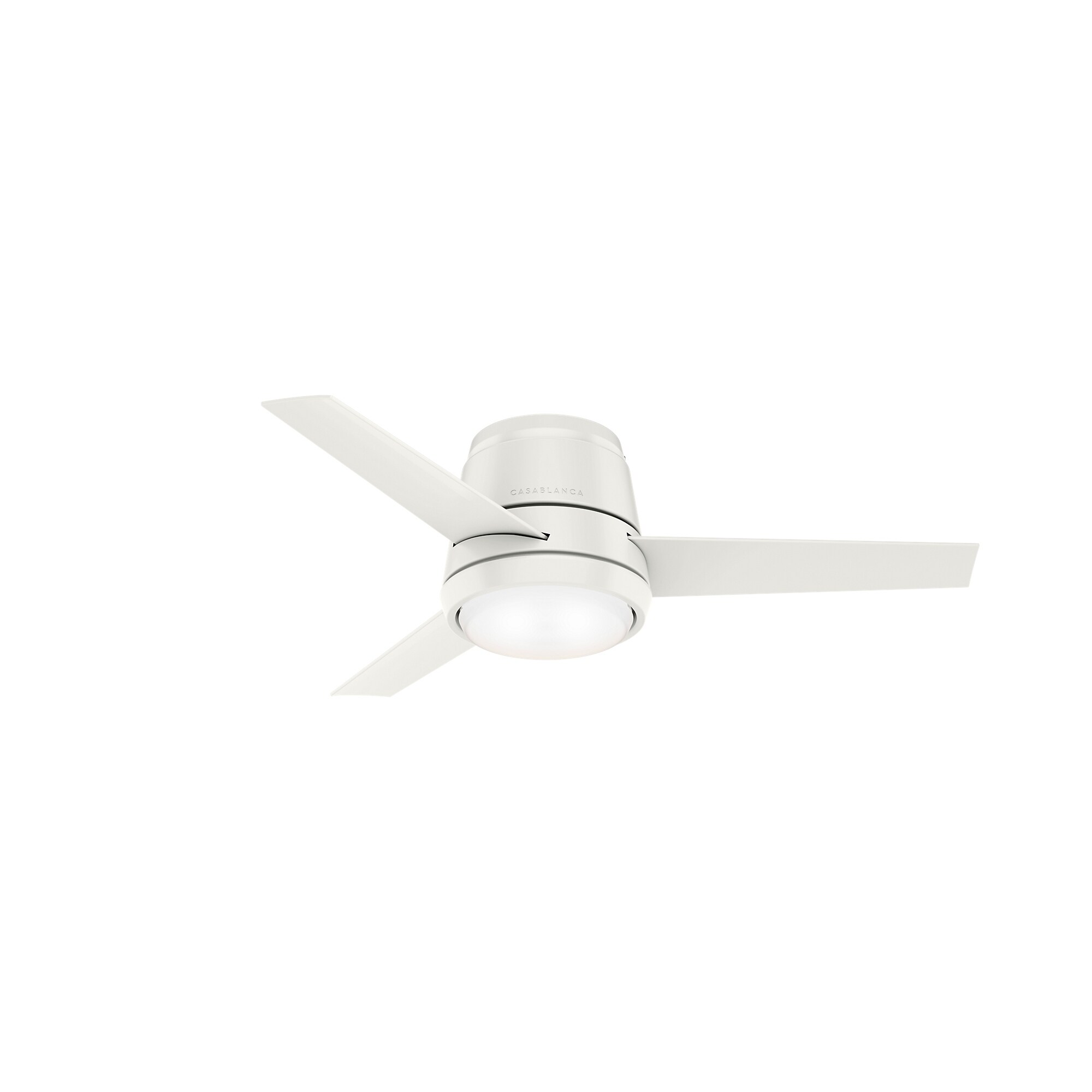 Shop Casablanca 44 Commodus White Ceiling Fan W Led Light Wall