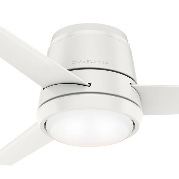 Shop Casablanca 44 Commodus White Ceiling Fan W Led Light