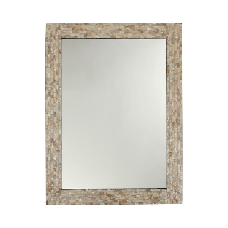 Copper Grove Haarlem Seashell Mosaic Wall Mirror