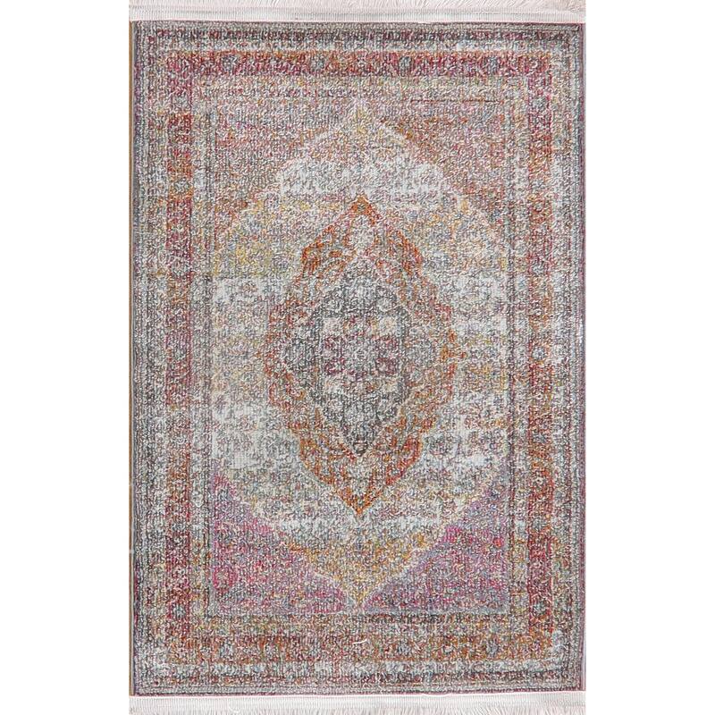 Traditional Floral Distressed Turkish Oriental Area Rugs Home Decor