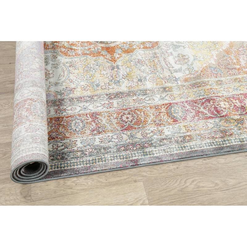 Traditional Floral Distressed Turkish Oriental Area Rugs Home Decor