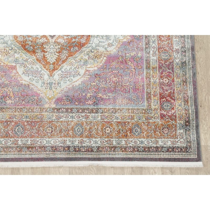 Traditional Floral Distressed Turkish Oriental Area Rugs Home Decor