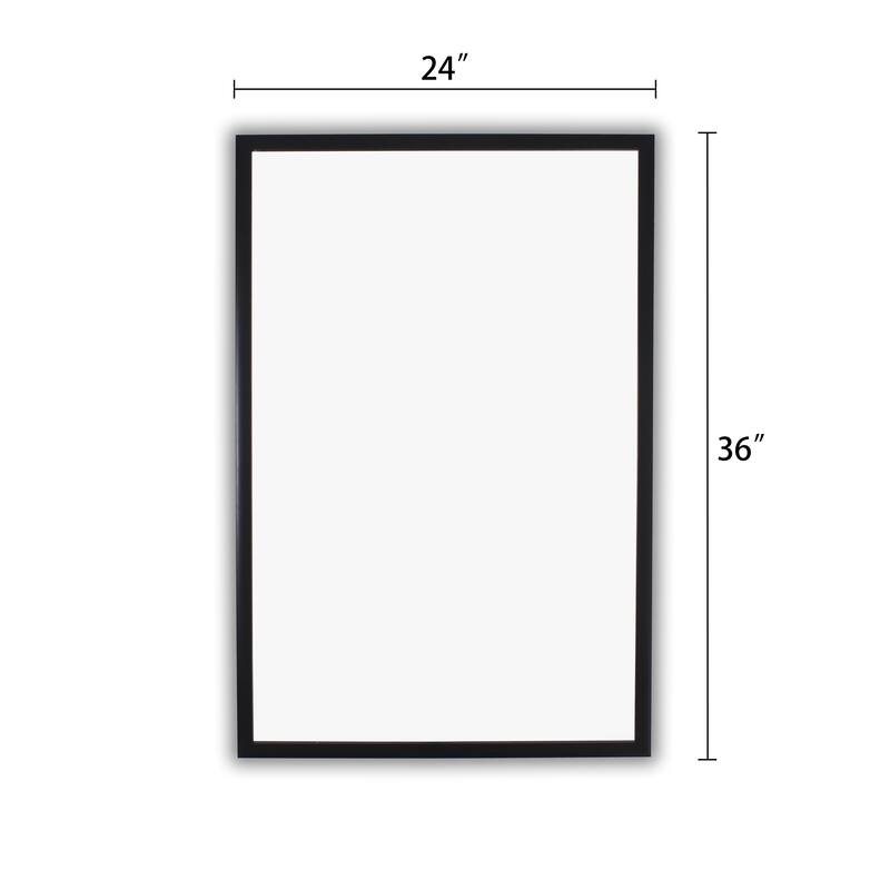 Porch & Den Marteau Black Wall Mounted Accent Mirror